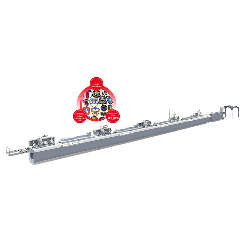 JD-3005 全自動1-6色絲網商標印刷機